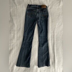 Limited Too Flare Blue Denim Jeans size 8 slim